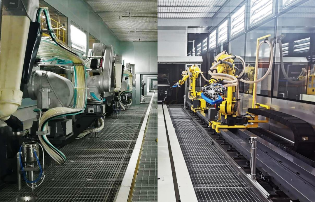 2022“5G+工业互联网大会”上武汉发那科智能工厂“云直播”机器人生产机器人